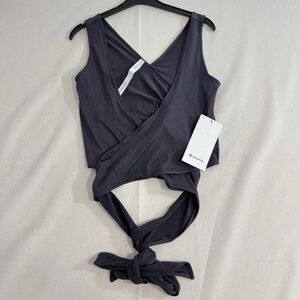 Lululemon Twist Me Up Tank Women’s Top Color Blackish-blue Shade (ITGC) NWT Sz 4